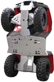 Skid plate full set (aluminium): Honda TRX 420 FA / FE / FM: (2014+)
