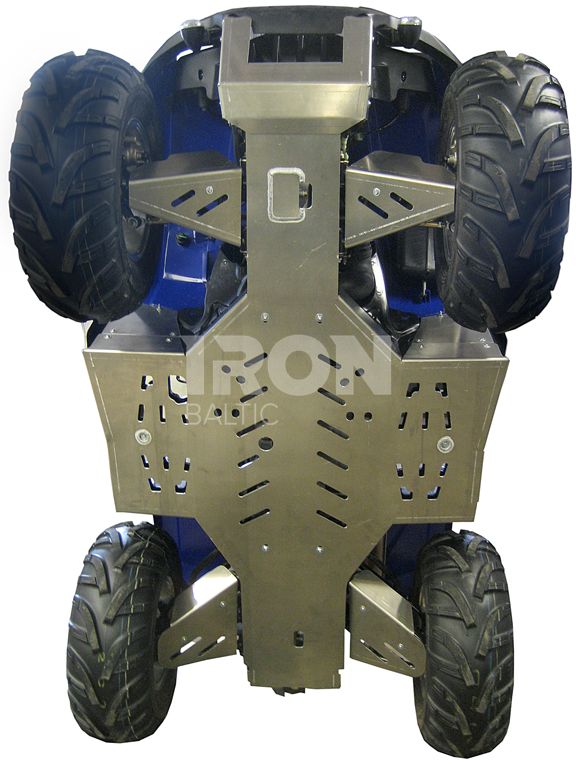Skid plate full set (aluminium): SYM 600 Quadrider