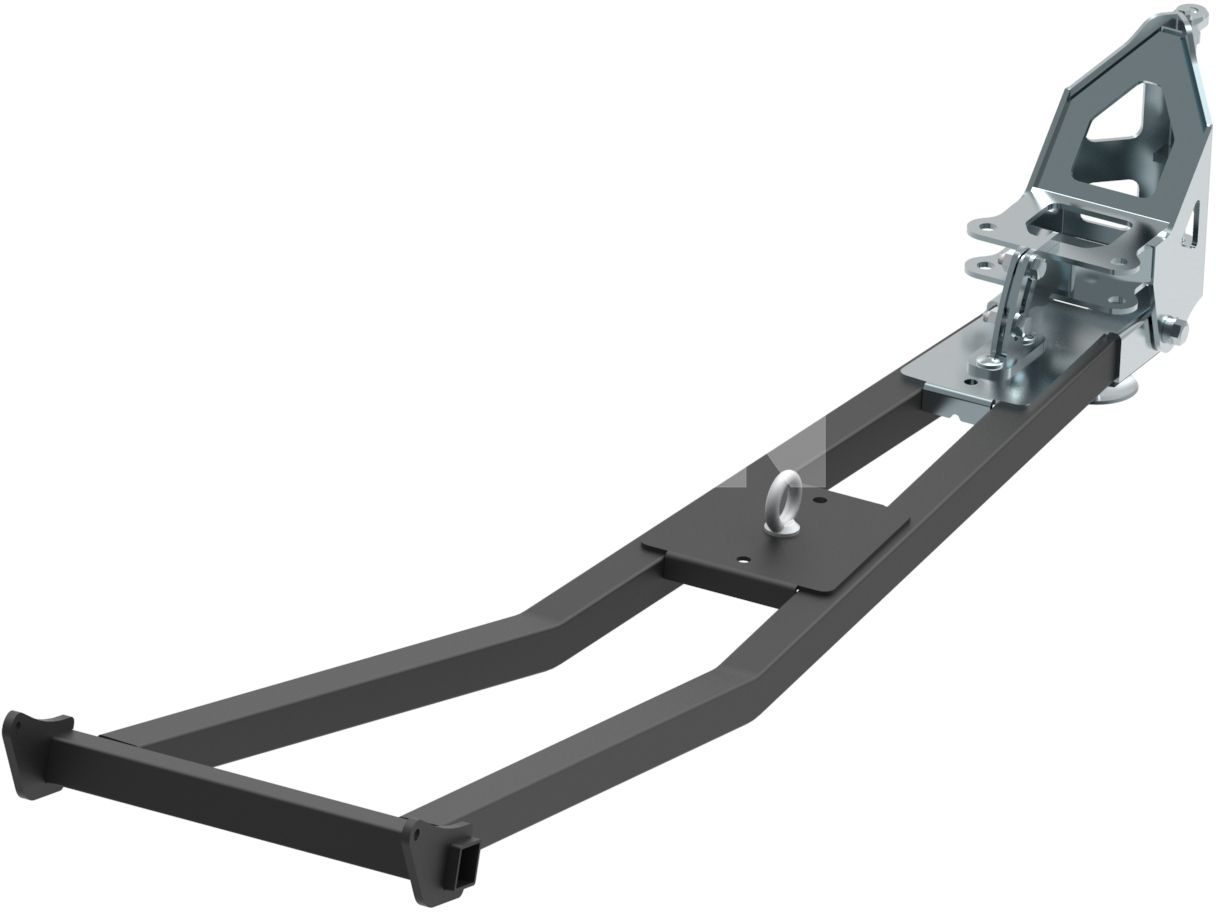 Extended (long) mid-mount push tubes for: G2 V-Plow 1500 mm / 1800 mm blades
