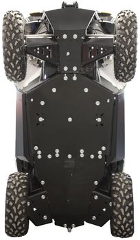 Skid plate full set (aluminium/plastic): +front winch mounting kit: Polaris ACE 325 / 570