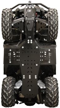 Skid plate full set (plastic): CanAm G2 Outlander MAX: 650 / 850 / 1000: (2017-2018)