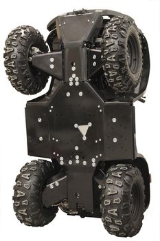 Skid plate full set (plastic): GOES Cobalt / Iron