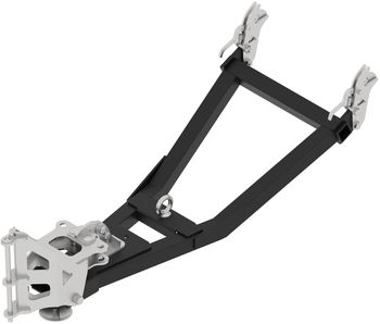 V-plow front-mount push tubes: for tracks fitted ATV: ( narrow mount )