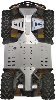 Skid plate full set (aluminium): CanAm G1 Outlander MAX