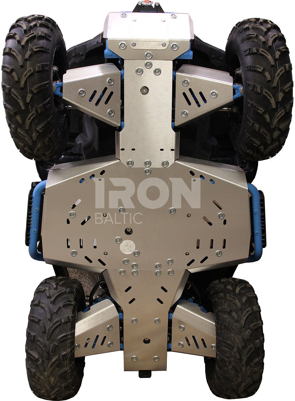 Skid plate full set (aluminium): Segway Snarler AT6 S