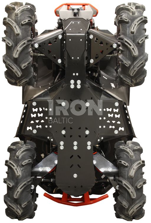Skid plate full set (plastic): CanAm Renegade X MR: (2017-2018)