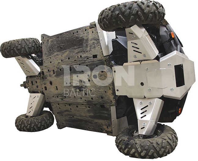 Skid plate set (aluminium): Yamaha Wolverine 700: 2017