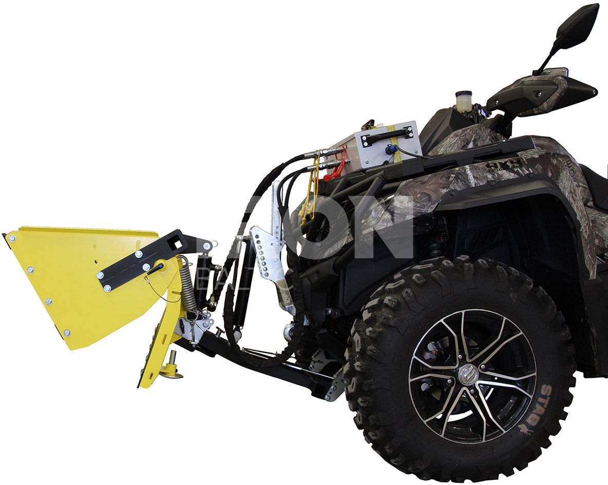 2-in-1 Modular Plow Bucket: with hydraulic dump