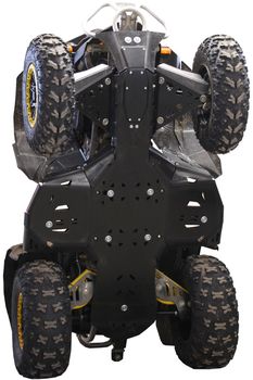Skid plate full set (plastic): CanAm G2 Renegade: (2012-2016)