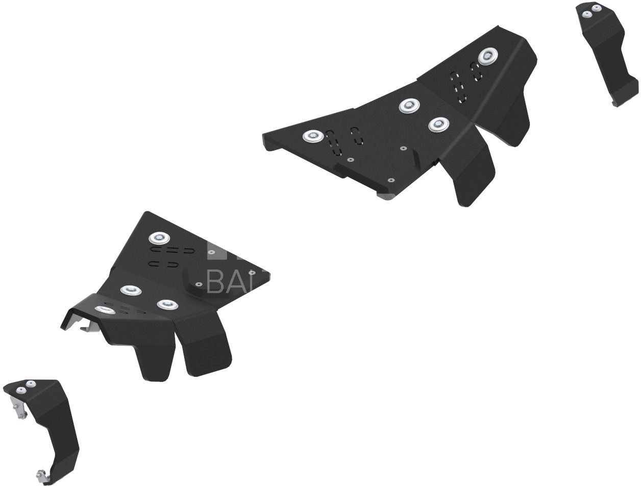 Pl. Front A-arm guards (pair) Polaris: Sportsman XP 1000 S