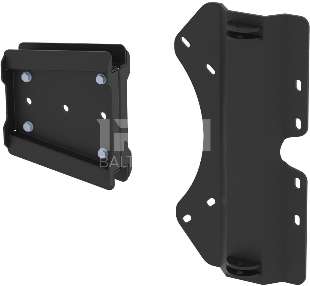 Mid-mount adapter: Polaris RZR 1000 XP / RZR 900 S / RZR 1000 S ( for long push tubes )