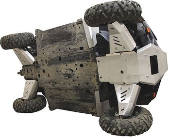 Skid plate set (aluminium): Yamaha Wolverine 700: 2017