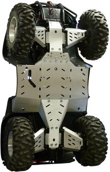 Skid plate full set (aluminium): Arctic Cat TRV 1000
