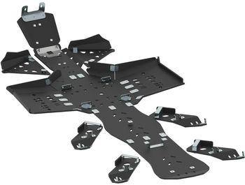 Skid plate full set (plastic): CanAm G2 Outlander 6x6: (2017-2018)