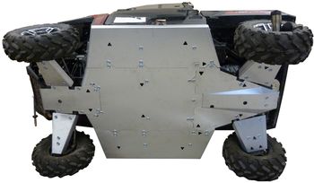 Skid plate full set (aluminium): Polaris Ranger: 900 XP / 1000 Diesel