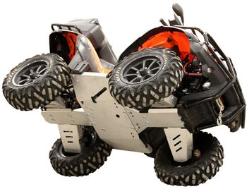 Skid plate full set (aluminium): TGB 550 Blade