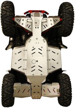 Skid plate full set (aluminium): Polaris Scrambler: XP 1000 S