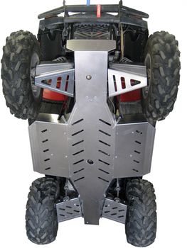 Skid plate full set (aluminium): Polaris Sportsman X2 800