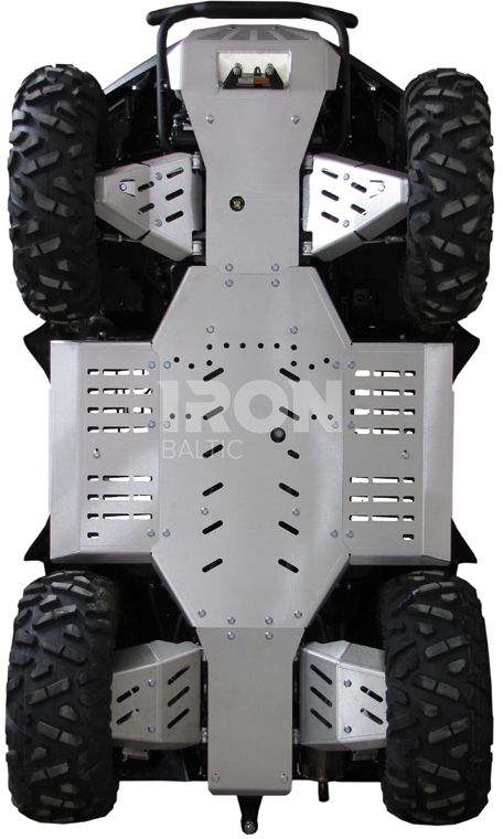 Skid plate full set (aluminium): Dinli DL 704