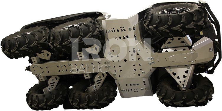 Skid plate full set (aluminium): CanAm G2 Outlander 6x6: (2013-2016)