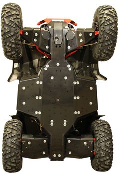 Skid plate full set (plastic): Polaris Scrambler: XP 1000 S
