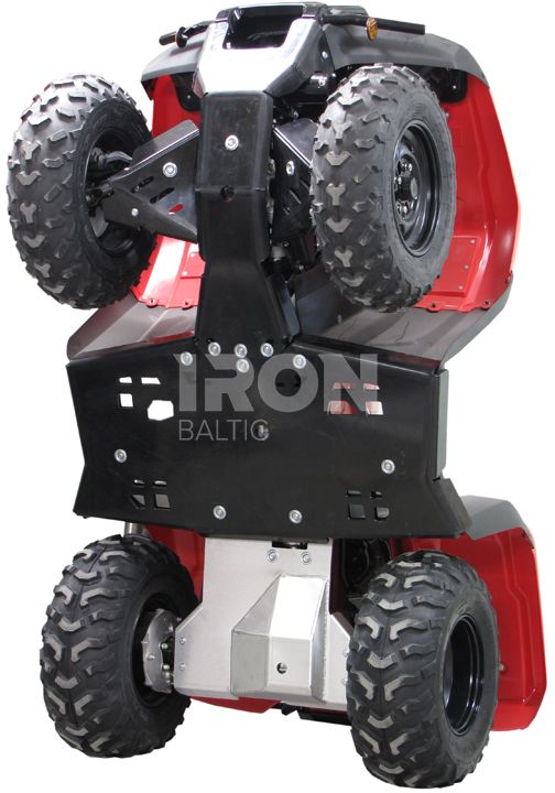 Skid plate full set (plastic): Honda TRX 420 FA / FE / FM: (2014+)