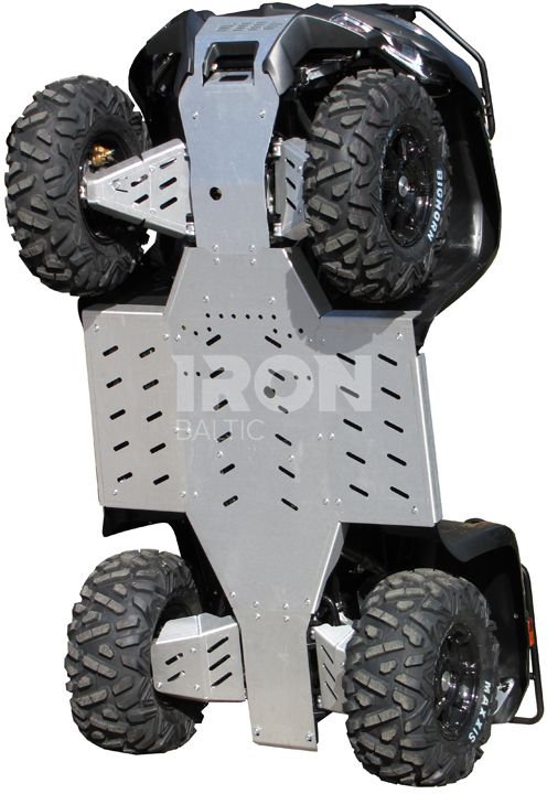 Skid plate full set (aluminium): Dinli DL 702: Dinli 600 Prime