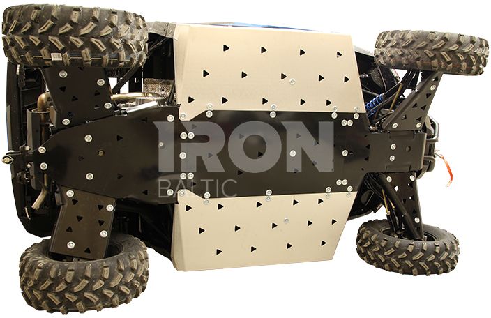Skid plate full set (aluminium/plastic): Polaris General
