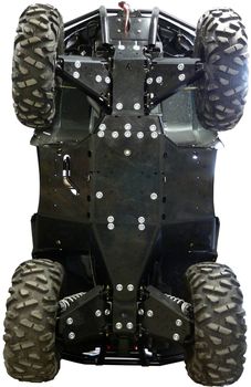 Skid plate full set (plastic): Arctic Cat TRV 1000