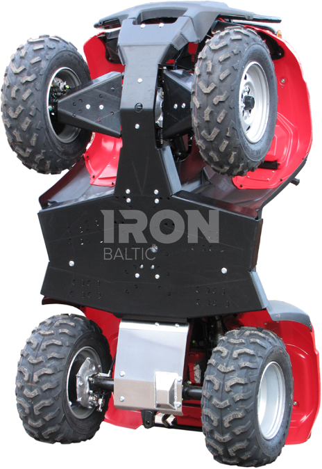 Skid plate full set (plastic): Honda TRX 500 FE: (2012-2013)