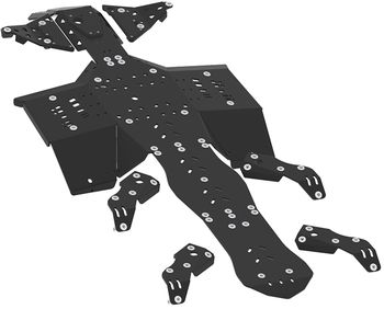 CanAm G2 Outlander 6x6 MAX: skid plate full set plastic: (2019+)