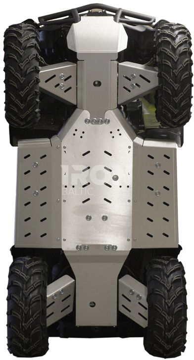 Skid plate full set (aluminium): CFMOTO CFORCE X5A / X6A