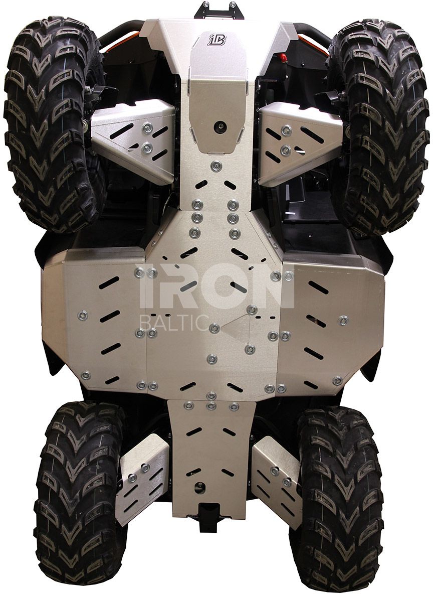 Skid plate full set (aluminium): CFMOTO CFORCE 625 (2023+): CFORCE 600 (2023+)
