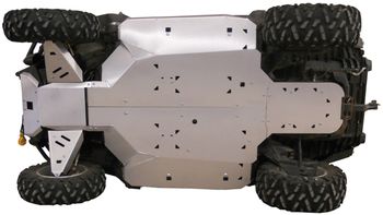 Skid plate full set (aluminium): CanAm Commander: 800 / 1000 (-2014)