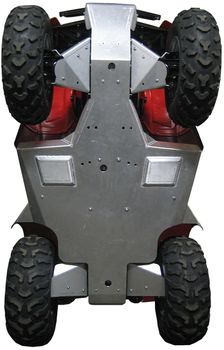 Skid plate full set (aluminium): Honda TRX 420 FA (-2013)