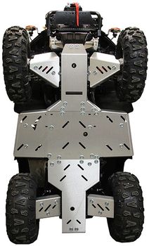 Skid plate full set (aluminium): Linhai 500