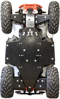 Skid plate full set (plastic): Polaris Scrambler: 850 / 1000 (2015-2019)