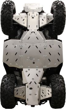 Skid plate full set (aluminium): Segway Snarler AT10 L