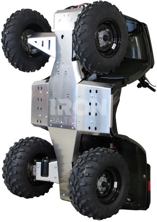 Skid plate full set (aluminium): Polaris Sportsman 800 (-2010)