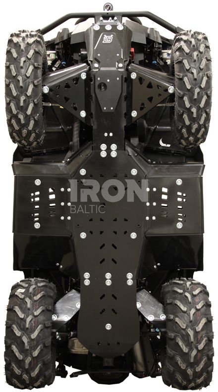 Skid plate full set (plastic): CanAm G2 Outlander MAX: 650 / 850 / 1000: (2017-2018)